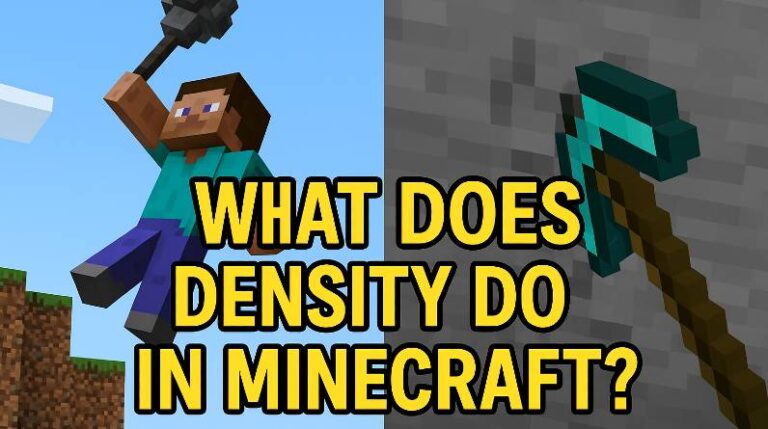 what does density do in minecraft