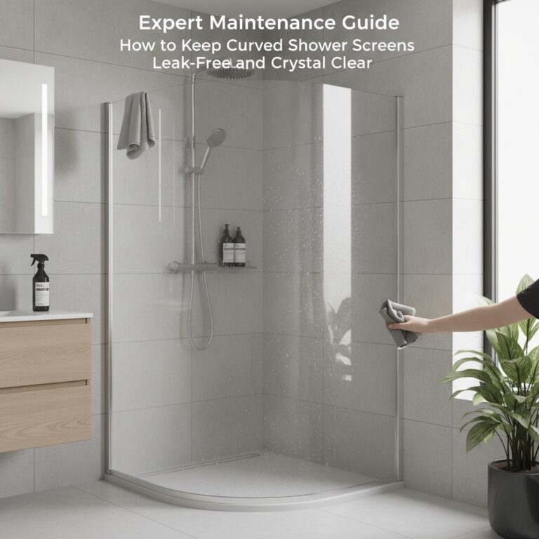 Expert Maintenance Guide: How to Keep Curved Shower Screens Leak-Free and Crystal Clear